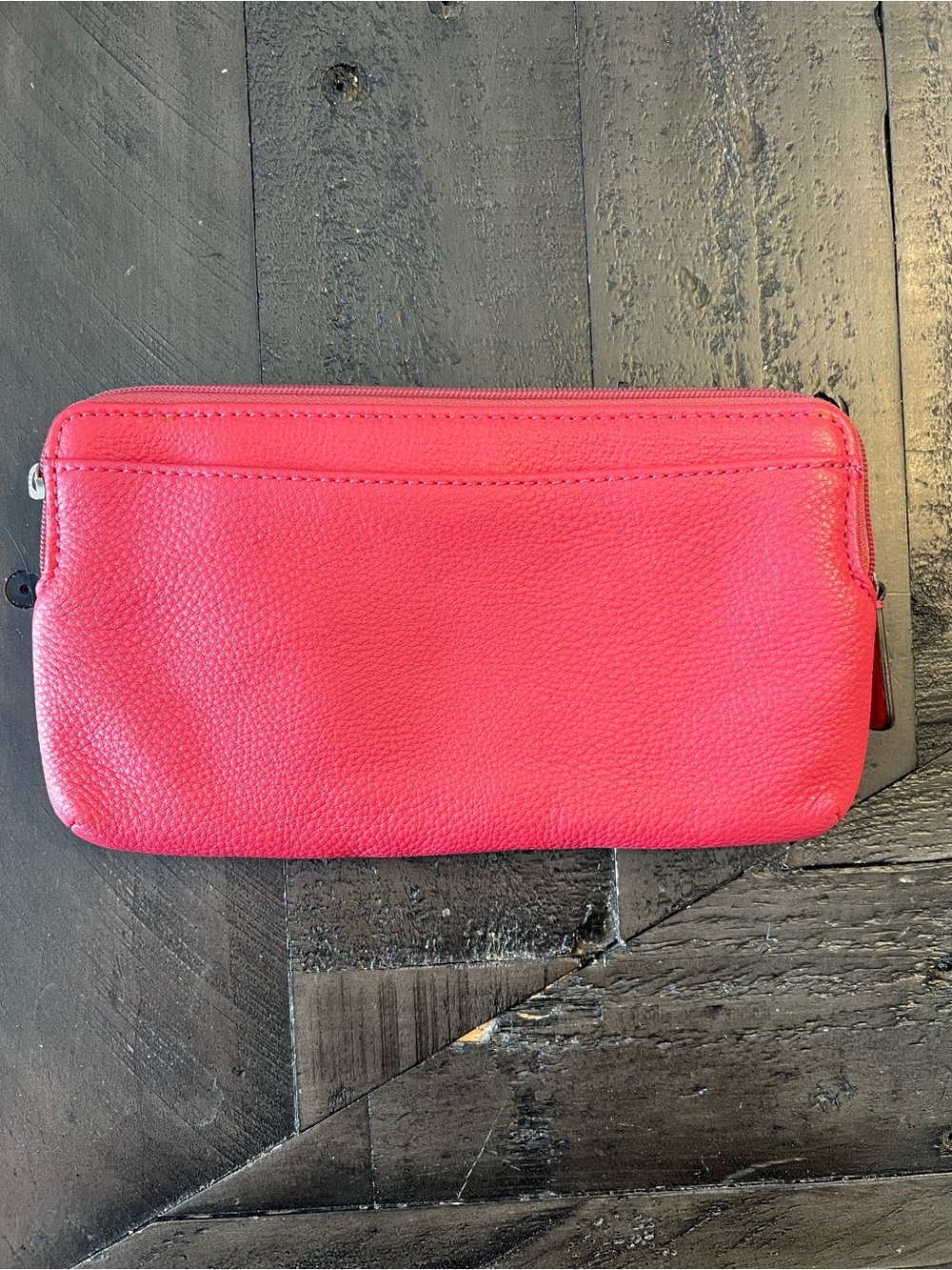 Coach Pink Pebbled Leather Wallet - Picture 2 of 6